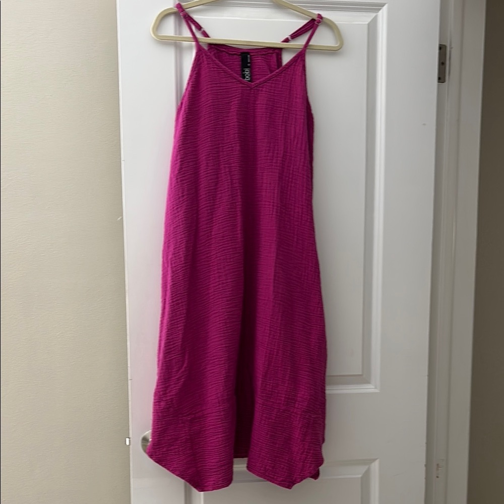 Bobi Gauze Pink Dress L